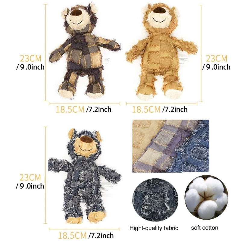 Robust Teddy Bear Dog Toy - Global Pet Store